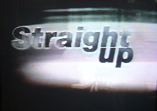 â€˜Straight Up' main titles (in HelveticaP