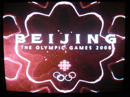 CBC Beijing Olympics logo screen