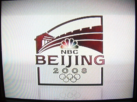 NBC Beijing Olympics logo screen