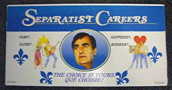 Separatist Careers board game shows Lucien Bouchard