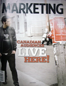 Strombo on cover of â€˜Marketingâ€™