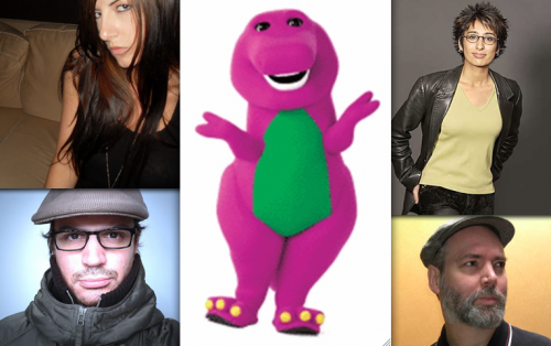 Barney, Doug Coupland, Irshad Manji, Matthew Good