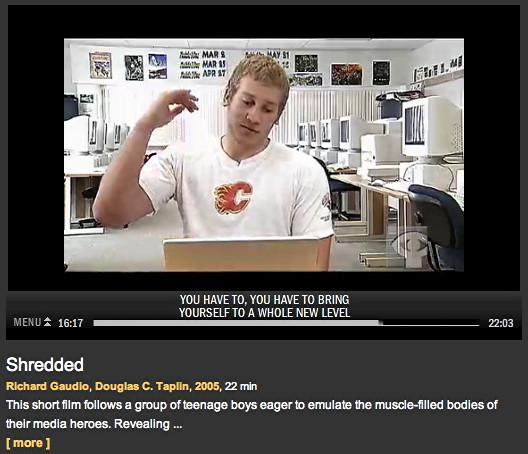 NFB video player with two lines of captioning