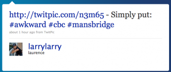 larrylarry: Simply put: #awkward #cbc #mansbridge